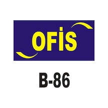 Iş Güvenliği Levhası - Uyarıcı Levha - Ikaz Levhası Ofis Yazılı (262100875)