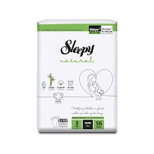 Sleepy Natural 2 Li Jumbo Bebek Bezi Midi 3 Numara 56 Adet 4 9 Kg