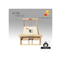 Kedigram Kedi Kulübesi Ahşap Karyola Basic Natural Kedi Yatağı