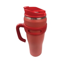 1200 Ml Kırmızı Çelik Termos Bardak, Isı Koruma Özelliği 0