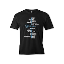 Grey'S Anatomy - Grey Siyah Erkek Tshirt
