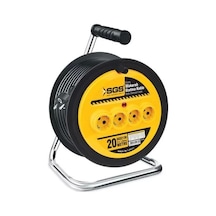 SGS Makaralı Elektrik Uzatma Kablosu 3x1.5 20mt
