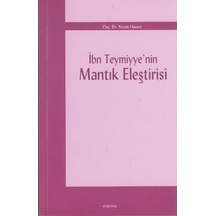 İbn Teymiyye'nin Mantık Eleştirisi - Nazım Hasırcı - Araştırma Yayıncılık