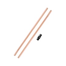 Shineyee Gövde Dikleştirme Ahşap Çubuğu, Omuz Açıcı, Kyphosis Tamiri, Pilates Ve Yoga Aleti, 60cm X 2cm, 2 Adet + Kilitli Kelepçe Diğer