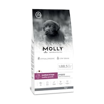 Molly Düşük Tahıllı Hypoallergenic Kuzulu Ve Yaban Mersinli Orta Ve Büyük Irk Yavru Köpek Maması 2 Kg