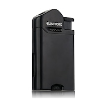 Quantoro Metal Jet Çakmak Matte Black Çok Renkli