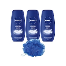 Nivea Creme Care Duş Jeli 3 x 250 ML + Duş Lifi