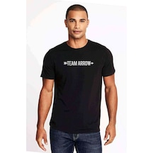 Arrow Team Arrow Baskılı Siyah Erkek Tshirt