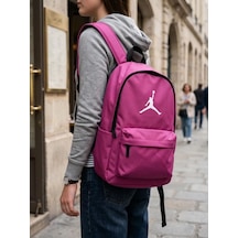 Logolu Pembe Okul Sırt Çantası 32x42 Cm - Lisinya