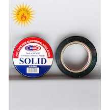Elektrik İzole Bant Solid Pvc Siyah Renk Elektrikçi Kablo Bandı