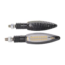Sinyal Takımı Siyah 1011 Led Sarı Işık