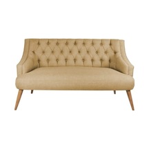 Lamont Loveseat İkili Kanape Sütlü Kahve