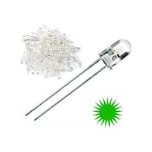 5Mm Şeffaf Yeşil Led - 1000 Adet