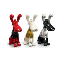 Polyester Sevimli Köpek Figürü Alk4557 Çok Renkli
