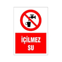 İçilmez Su, İsg Uyarı Levhası