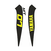 Yamaha Mt07 2014 - 2017 Uyumlu Sarı Depo Sticker Set Standart