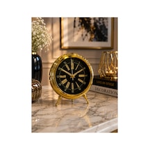 Sleep Nova Gold Vintage Roma Rakamlı Dekoratif Masa Saati Altın