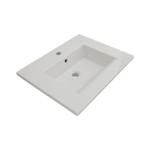 Bocchi Milano Etajerli Lavabo 60 CM Parlak Beyaz 1161-001-0126