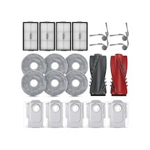 Ayrex Geoviizon Roborock Saros 10r Elektrikli Süpürge Aksesuarları, 1 Ana Fırça, 4 Hepa Filtre, 6 Temizleme Pedi, 5 Genel