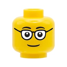 Minifigür Parçaları: Kafa: 3626pb0122b