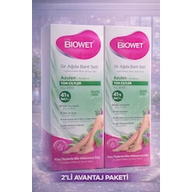 Biowet Sir Ağda Bant Seti Azulen Aloe Vera Tüm Ciltler İçin 41 Parça Kolay Kullanım 2 Paket
