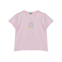 United Colors Of Benetton Kız Çocuk Tshirt Ben.g21242 Pembe