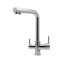 Cordial 3 Yollu Arıtma Çıkışlı Krom Mutfak Eviye Bataryası Krom