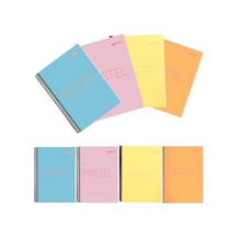 Mynote Pastel Defter A4 120 Yp 4 Kareli Set Çok Renkli
