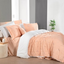 Sarev Gracia Somon King Size Battal Boy %100 Pamuk Mood Comfort Nevresim Takımı Somon