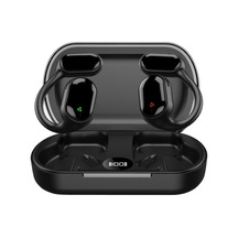 Pazly Springsun Bluetooth 5.3 Kablosuz Tek Kulaklık, Dijital Ekranlı Spor Askılı, Siyah, Şarjlı Mikrofonlu, Hızlı İletim