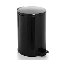 Çelikay, Prima Nova Cigo Pedallı Çöp Kovası 12 Lt Paslanmaz M-e49-30-06siyah, Int-ansan2373