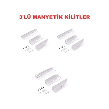 Sarkey Sr-180 Zl Aparat 180 Kg Manyetik Kilit Montaj Bağlantı Kiti 3 Adet