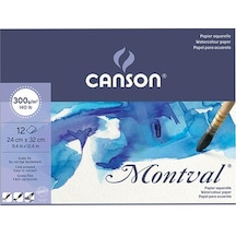 Canson Montval Sulu Boya Defteri 24X32 Cm Çok Renkli