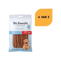 Dr. Sacchi Yumuşak Formda Sığır Etli Köpek Ödülü 100 G X 4 Adet