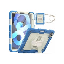 Tablet Tutucu Apple İpad Pro 11 2020 Kılıf Strap New Tablet Kapak - Mavi