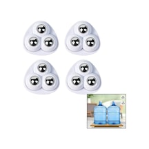4 Pcs 3 Bilya Tekerlekli Mobilya Eşya Taşıma Aparatı 360 Derece 5122 Açık Ahşap
