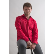 Dorss Slimfit Pamuklu Garnili Kışlık Kalın Kumaş Erkek Gömlek 001
