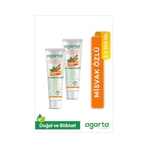Agarta Doğal Misvak Özlü Diş Macunu 2 x 100 ML