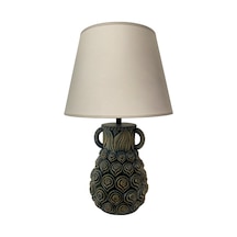 Rose Antrasit Gold Polyester Abajur Antrasit