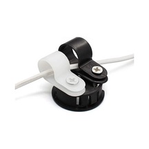 30Mm R Tipi Kelepçe Plastik Kablo Klipsi - Kablo Toplayıcı Beyaz
