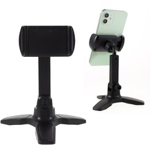 Butu Katlanabilir Mini 360 Dönen Plastik Masaüstü Tripod Cep Telefonu Standı Tutucu Braketi