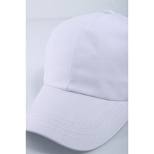 Cappello Düz Beyaz Unisex Şapka Beyaz