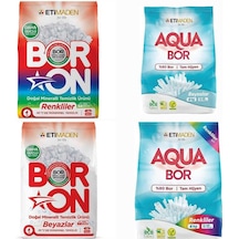 Aquabor Çamaşır Deterjanı Renkli 6 Kg Beyazlar 6 Kg Beyazlar Için 4 Kg Renkliler Için 4 Kg