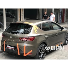 Seat Leon Mk3 2012-2020 Spoiler Plastik Boyalı