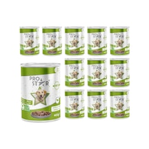 Prostar Yetişkin Köpek Kuzulu Ve Jöleli Konserve Mama 400 Gr X 12 Adet