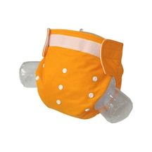 Baby Ybb Yıkanabilir Bebek Bezi Cepli Turuncu Renk Cırt Cırtlı 8kg-18kg Standart