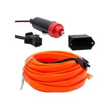 Powermaster 5 Metre Oranj Araç İçi Neon İp Aydınlatma