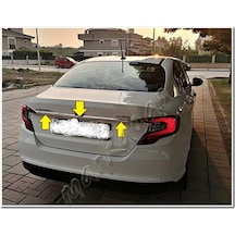 Db Chrome Fiat Egea Sedan Krom Bagaj Çıtası 2015 Sonrası P.Çelik