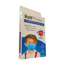 ROLL MASKE ÇOCUK ERKEK 10LU