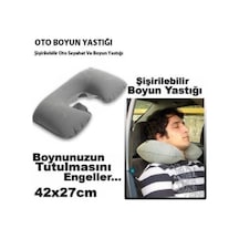 Profesyonel Şişme Oto Araç Yastığı Rahat Boyun Yastığı Şişme Seyahat Yastığı Boyunluk Asorti - 66265739